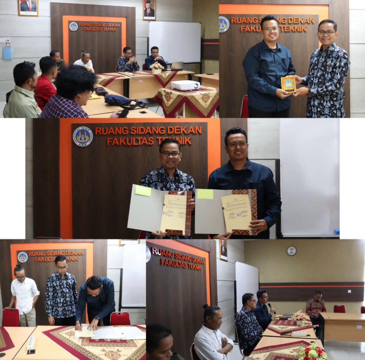 MoU Kawasan Geopark Nasional Ngarai Sianok-Maninjau dengan Universitas Negeri Padang