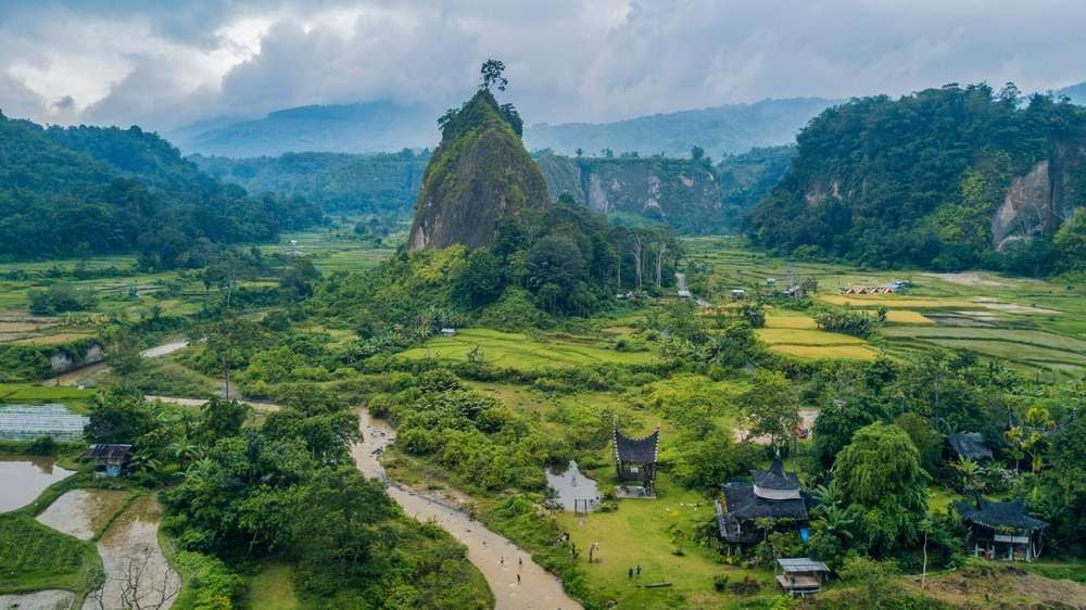 Tabiang Takuruang Tebing Menjulang yang Membelah Ngarai Sianok